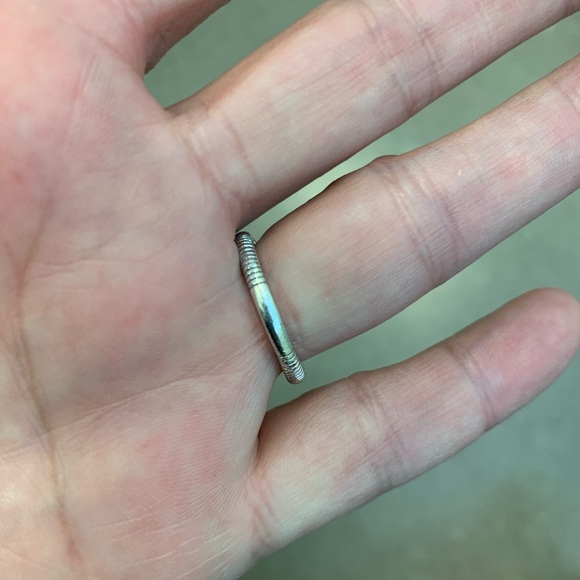 Judith Ripka SS, green amethyst and CZ -size 6.75 ring - Picture 6 of 14